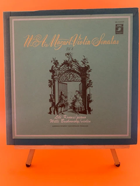 LILI KRAUS WILLI BOSKOWSKY - MOZART SONATAS FOR PIANO & VIOLIN Vol.2 4LP Box Set LILI KRAUS WILLI BOSKOWSKY - MOZART SONATAS FOR PIANO & VIOLIN Vol.2 4LP Box Set