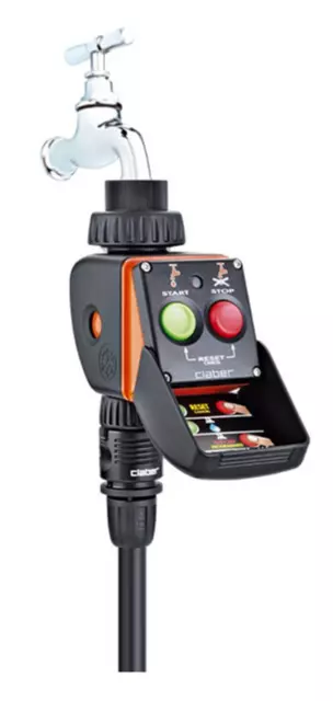 Claber 8425 Centralina/Programmatore Aquauno Pratico Per Irrigazione Giardino