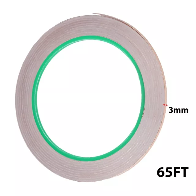 Premium Quality Copper Foil Tape for Copier Repair and EMI Shielding 65FT Roll