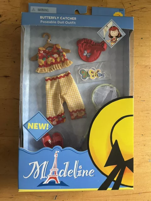 Madeline Doll Butterfly Catcher OUTFIT Learning Curve MNIB RARE COLLECTIBLE!