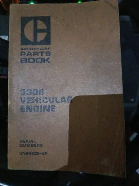 Caterpillar 3306 Truck Engine Parts Book Manual S/N 76R371-Up