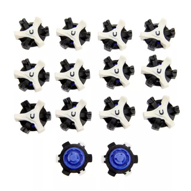 14pcs Golf Spikes Anti Slip TPR Replacement Screw Studs Shoes Turn Pins F-lk