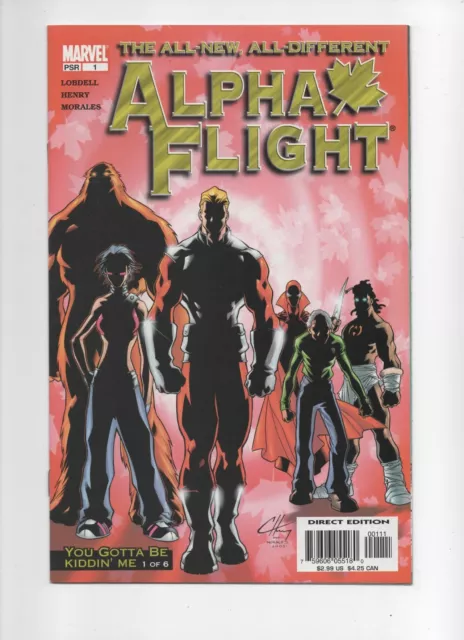 Alpha Flight #1  All-New, All-Different (2004 3rd Series) NM