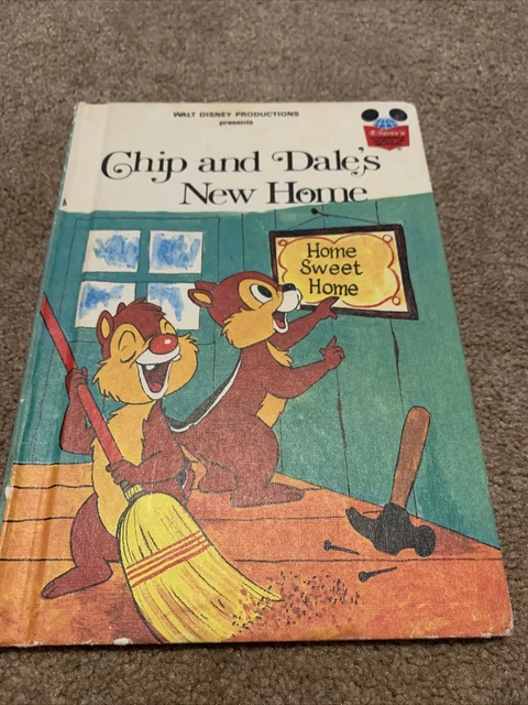 Hardcover Disney Chip and Dale's New Home Childrens Book