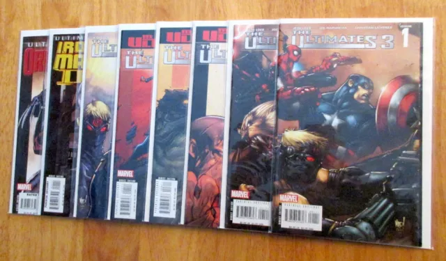 Lot of *8* THE ULTIMATES 3: #1-5 + #1 *Variant* +2 More! (NM-)