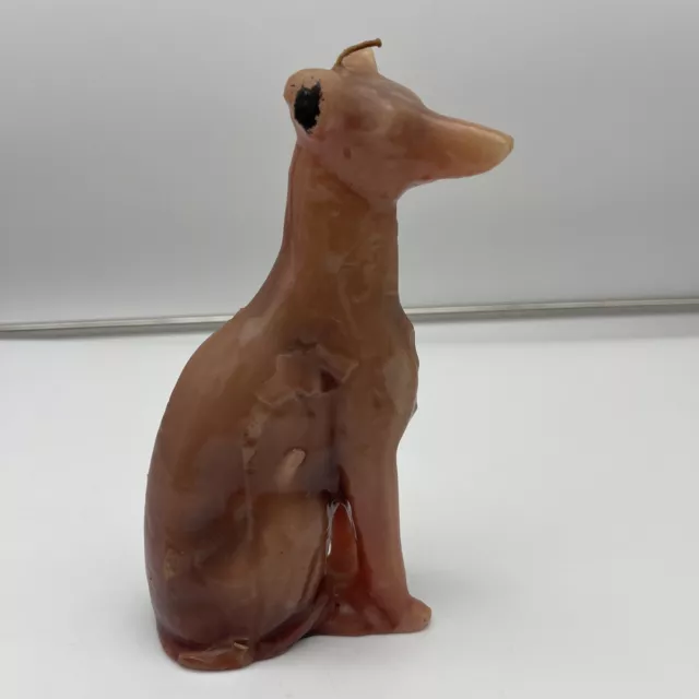 Whippet Dog Candle