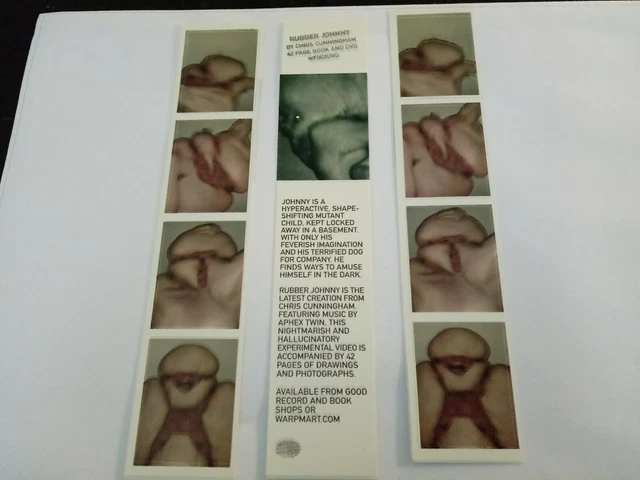 vloek Pathologisch Kilimanjaro APHEX TWIN RUBBER JOHNNY CHRIS CUNNINGHAM DVD WARP RECORDS PROMO BOOKMARK x 3 EUR 6,78 - PicClick IT vloek Pathologisch Kilimanjaro APHEX TWIN RUBBER JOHNNY CHRIS CUNNINGHAM DVD WARP RECORDS PROMO BOOKMARK x 3 EUR 6,78 - PicClick IT