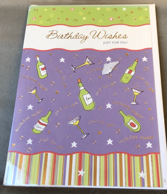 Biglietto Di Auguri Di Compleanno Con Portafoglio Ricordo – 9x6 Cm – Per Amica