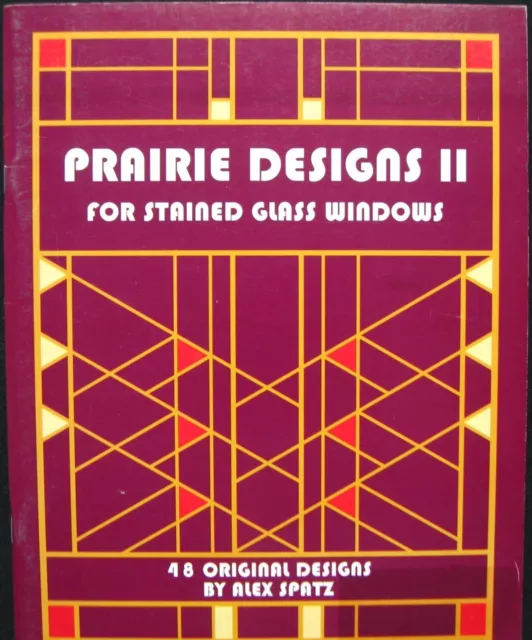 Stained Glass Pattern Book - PRAIRIE DESIGNS II FOR STAINED GLASS WINDOWS