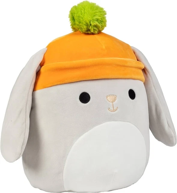 SQUISHMALLOWS 10 INCH Valentina the 2024 Easter Bunny Plush Carrot Hat