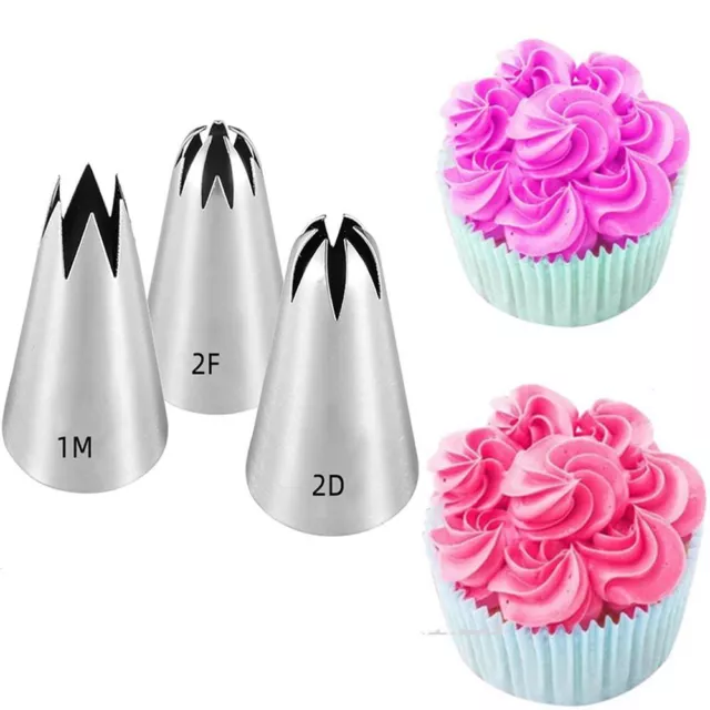 Rose Pastry Nozzles Cake Decor Tools Flower Icing Piping Nozzle Cupcake Tips