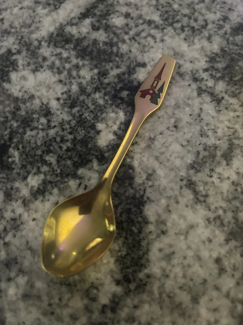 MEKA Danish Mid Century Spoon  1972 Christmas  Chapel/Tree