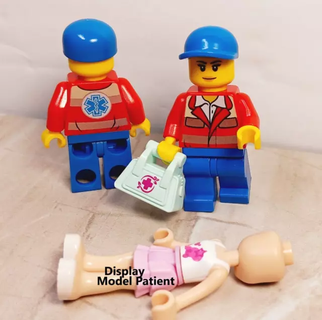New LEGO EMT Star Of Life Patch Jacket REFLECTIVE Stripes Ambulance Driver Bag