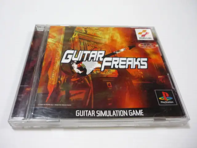 PS1 Guitar Freaks Playstation 1 Guiter Konami Japanese Ver