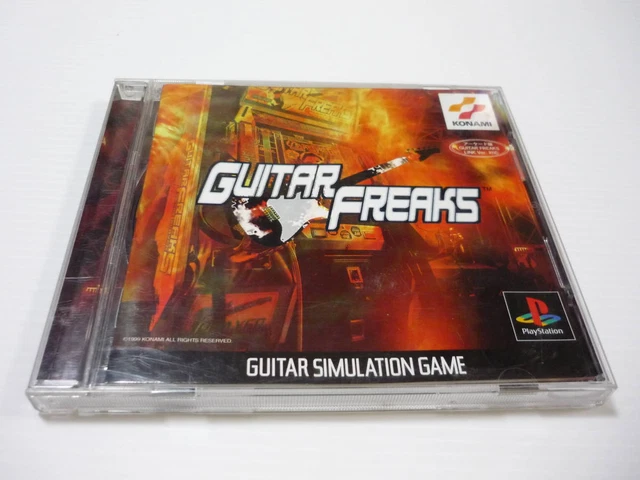 PS1 Guitar Freaks Playstation 1 Guiter Konami Japanese Ver