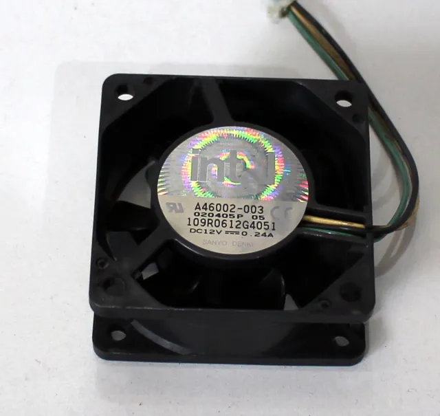 04-13-02433 Lüfter Fan INTEL A46002-004 109R0612G4051 12V- 0,24A 60x60x25mm