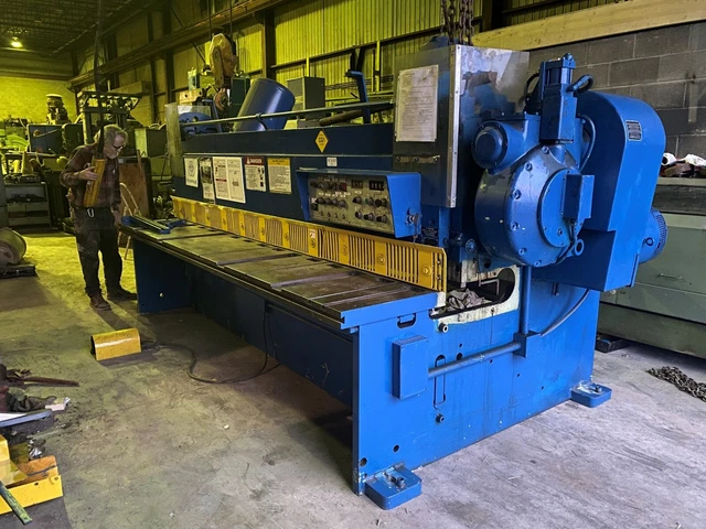 12 ft. x 1/4″ Cincinnati Power Squaring Shear, fully equipped