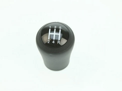 Pommeau Levier Vitesse En Cuir Pour Alfa Romeo Mito 147 166 - Noir 5 Vitesses - 4