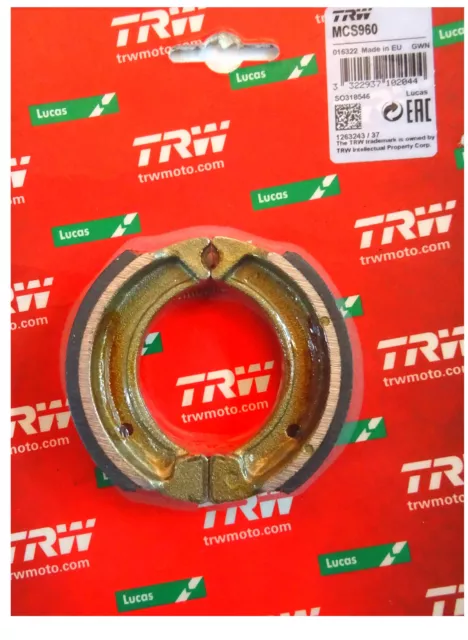 Yamaha PW 50 1982 - 13 TRW-Lucas Bremsbacken brake shoes hinten o Fed MCS960