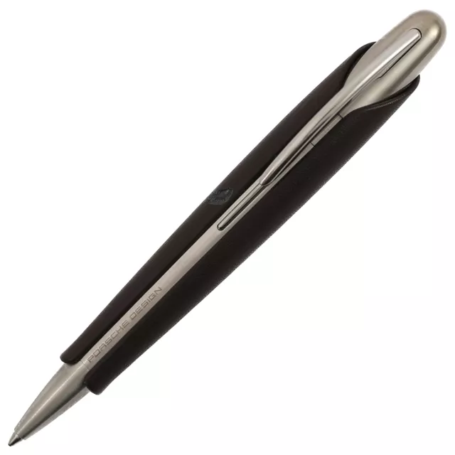 Porsche Design P3150 Ballpoint Pen Brown Leather USED