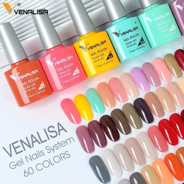 Venalisa Nail Art 7.5Ml Soak Off UV Gel Nail Polish Lacquer Varnish Design