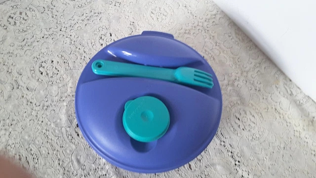 Boîte Tupperware à Compartiments Avec Couvercle à Vis - Idéale Couture/Pêche