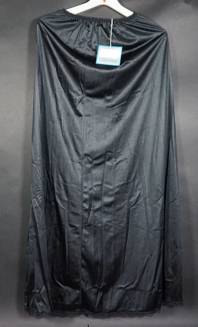 Sottogonna donna True Vintage Valisere Paris sottoveste nera taglia 36 con IMBALLO ORIGINALE