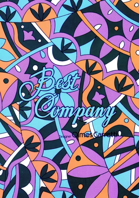 BEST COMPANY Quaderno (Cover 1) Cartorama by OLMES CARRETTI Anni 80 (PANINARO)