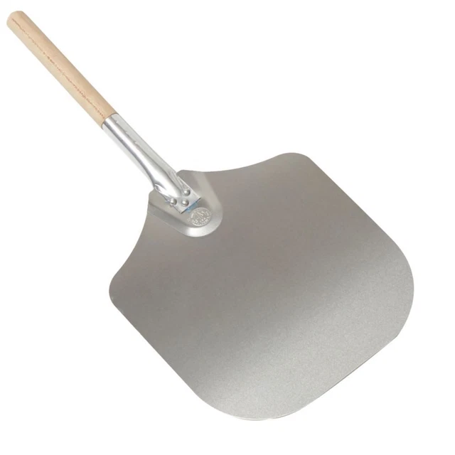American Metalcraft 2512 Med. Blade 26" Pizza Peel w/ Wood Handle