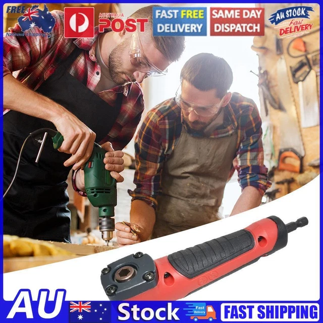 RIGHT ANGLE EXTENSION Magnetic Screwdriver 1/4 inch Hex Drill Bits ...