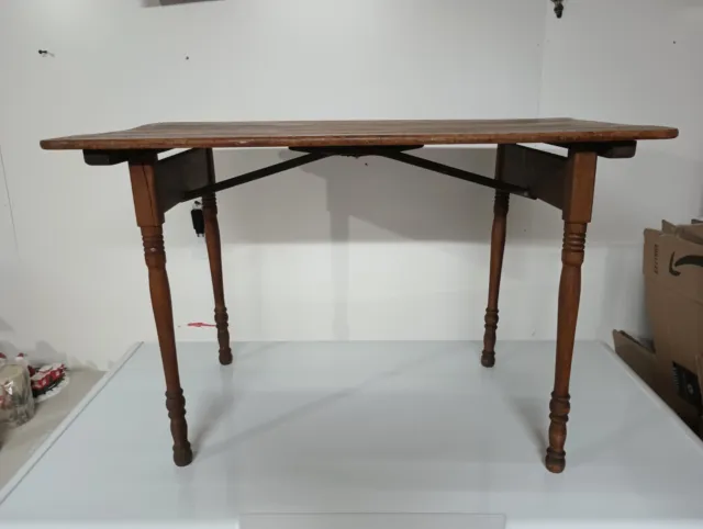 ANTIQUE SIMPLICITY FOLDING MEASURING SEWING TABLE 36.5x19.5 Cooperstown, NY