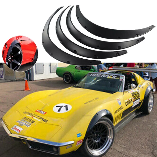3.5&/90MM CAR WIDE Body Kit Wheel Arch Fender Flares For Chevrolet