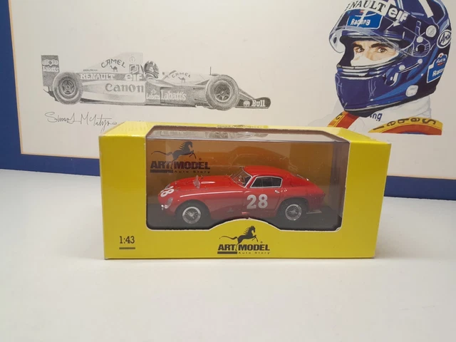 Miniature Ferrari 166 1/87 Jolly Model MM No.624 Mille Miglia 1949 Sans Vitrine