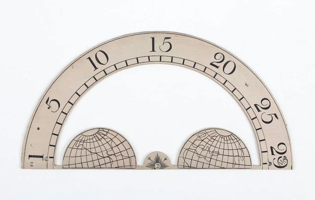 Tubular bell grandfather clock moon dial arch @ 1900 Original Rare