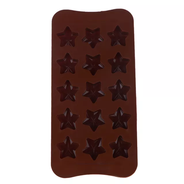 Star Shaped Chocolate Mold Wax Melt Moldes Non-Stick Candy Silicone Mould s