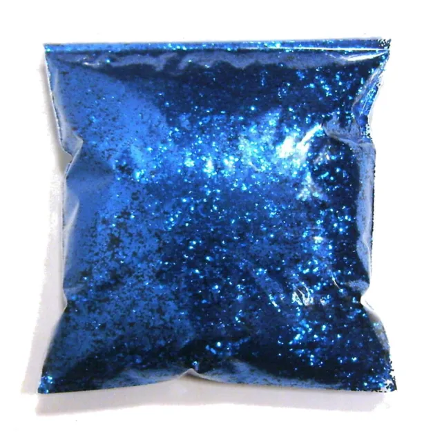 11oz / 325ml Electric Blue .025" Metal Flake, Bulk Chunky Premium Paint Additive