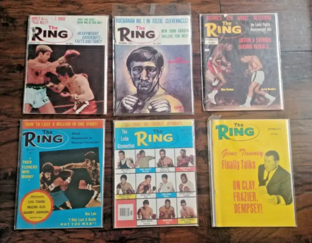 The Ring Magazines from 1970's