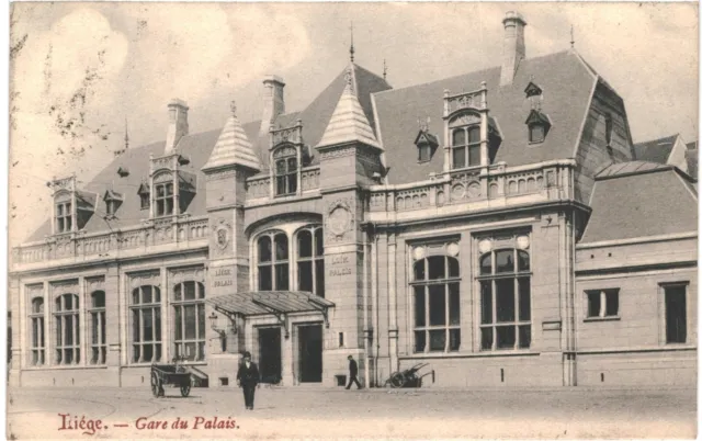 CPA Carte Postale Belgique Liège Gare du Palais 1906 VM77218ok