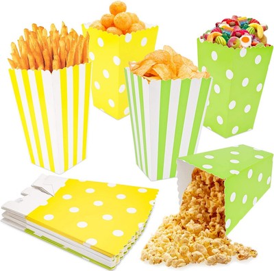 confezione da 10 pezzi Unique Sacchetti di carta per Popcorn 10 X5.25 