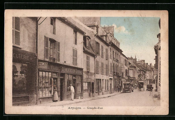 CPA Harpajon, Grande-Rue