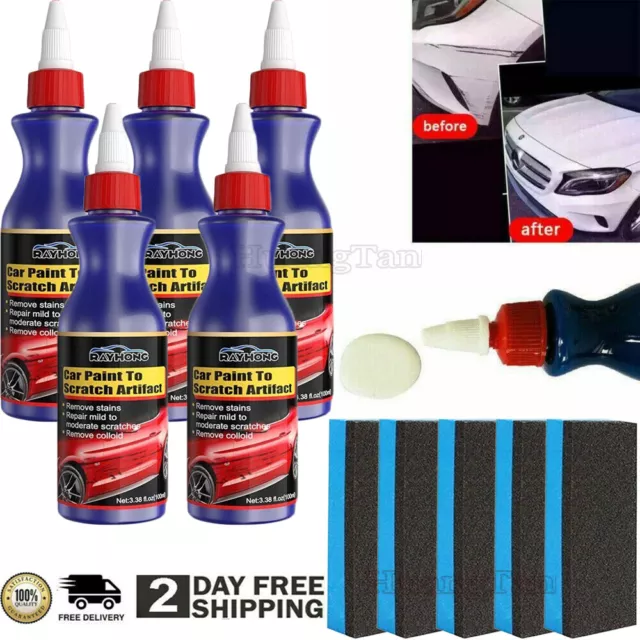 5~1x Car Scratch Remover For Deep Scratches Paint Restorer Auto Repair Wax Agent