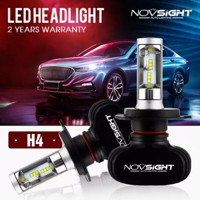 NOVSIGHT H4 9003 LED Scheinwerfer Fern Abblendlicht Halogen Auto