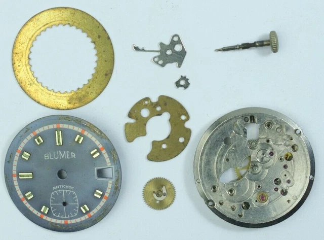 SUPERBE MOUVEMENT MONTRE mécanique MHS Lorsa P 62 (NOS) - F20-12 EUR 7,90 - FR