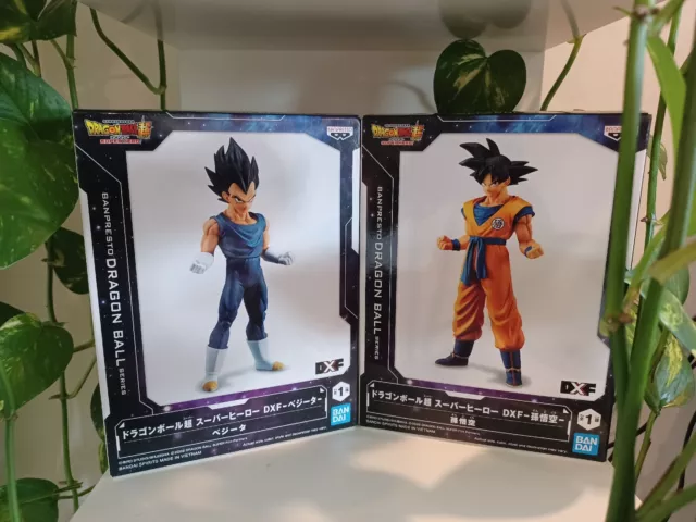 "Dragon Ball Super" (Goku + Vegeta) Figure SET  DXF BANDAI "Brand New" (SEALED).