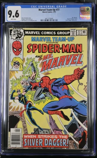 Marvel Team-Up #77 Cgc 9.6 - Spider-Man Ms. Marvel - 1978 Marvel