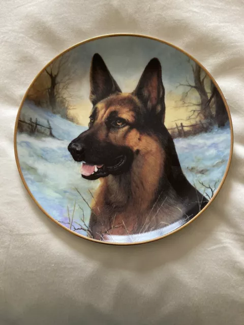 Danbury Mint plate from German Shepherd collection