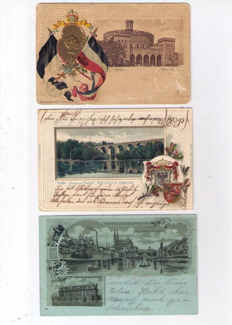 Görlitz (Sachsen), 3 Lithographische Karten