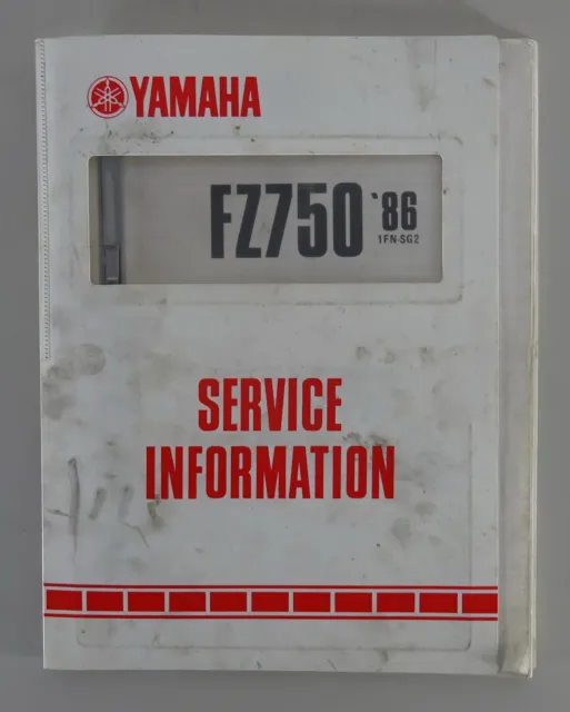 Manuel D'Atelier / Service Information Yamaha Fz 750 Support 1986
