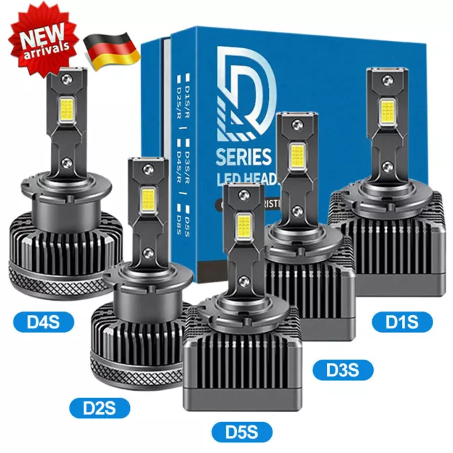 2x D1S D2S D3S LED Xenon Brenner Scheinwerfer Lampe 70W 12000LM 6500K CANBUS DE