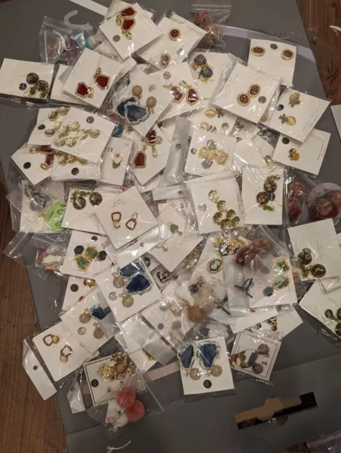 Wholesale Jewelry Lot of 100+ New Stud Earrings  US Seller D